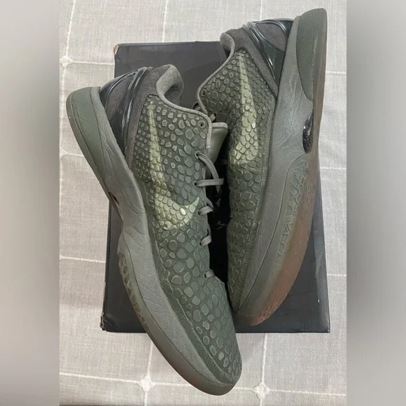Size 15 - Nike Kobe 6 Mamba Fade To Black - Picture 2 of 6